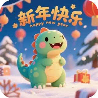 Telegram sticker 🥳 小怪兽 @ZS_XC_DBY