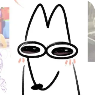 Telegram sticker 😳 Крыс  @a_black_cat_a