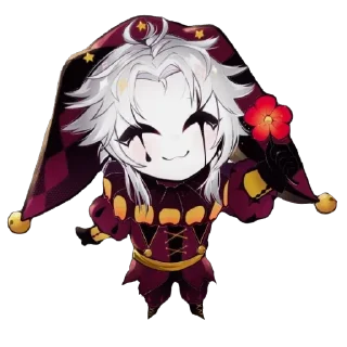 Telegram sticker 🫥 pierrot cutie pie :: @fStikBot