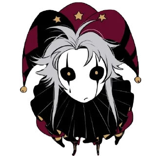 Telegram sticker 🫥 pierrot cutie pie :: @fStikBot