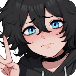 Sticker 👄 Im a cute femboy I @der0gar