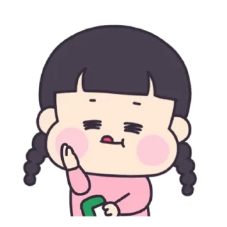 Telegram sticker 💬 MiMi emoticon3 By @KakaoEmoticon