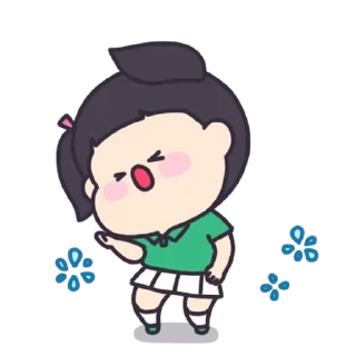 Telegram sticker 💬 MiMi emoticon3 By @KakaoEmoticon