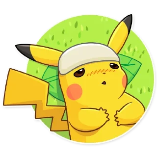 Telegram sticker 🤒 Pikachu Detective