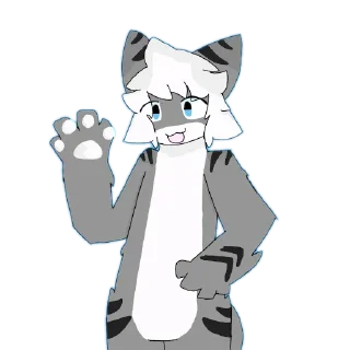 Telegram sticker ✋ Акула @FurriStik <--больше фурри стикеров тут