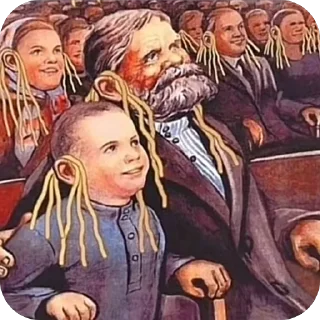 Телеграм стикер 🫥 Лапшыуш