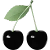 Video sticker 🍒 black&red ➜ @emoji1