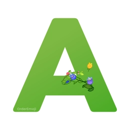 Sticker 🌱 𝗌𝗉𝗋𝗂𝗇𝗀 𝗅𝖾𝗍𝗍𝖾𝗋𝗌 ➜ @OrderEmoji