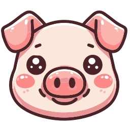Sticker 🐷 Пушистики