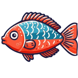 Sticker 🐠 Пушистики