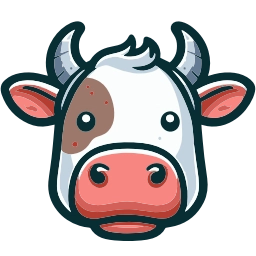 Sticker 🐮 Пушистики