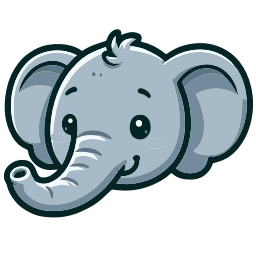 Sticker 🐘 Пушистики