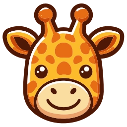 Sticker 🦒 Пушистики