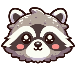 Sticker 🦝 Пушистики