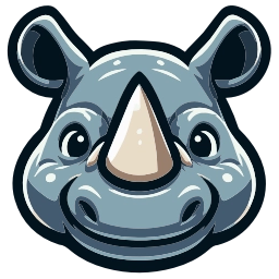 Sticker 🦏 Пушистики