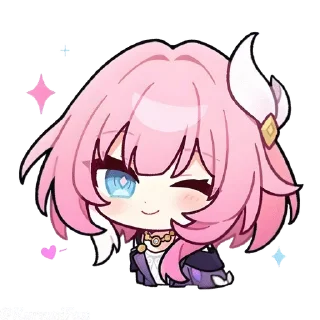 Telegram sticker 🌸 🌸 | Cyrene ᨒ @KurumiFan ⛩️