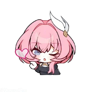 Telegram sticker 🌸 🌸 | Cyrene ᨒ @KurumiFan ⛩️