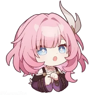 Telegram sticker 🌸 🌸 | Cyrene ᨒ @KurumiFan ⛩️