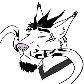 Telegram sticker ❔ DCoeurl