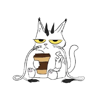 Telegram sticker ☕️ DCoeurl