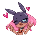 Telegram sticker ✌️ Mistress