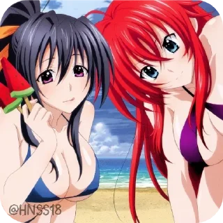 Telegram sticker 🔞 Highschool DxD @HNSS18