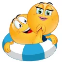 Telegram stiker 🏖 Emojis safados