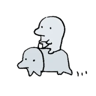 Sticker ⭐ 돌고래는 지능이 높다 2 @moe_sticker_bot