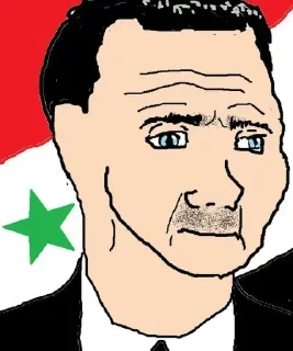Телеграм стикер 🇸🇾 Syrian enjoyer