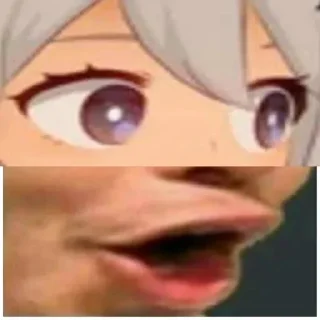 Telegram sticker 😳 Геншин отборные стики