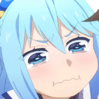 Sticker 😢 Reaction images of anime grills