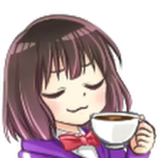 Video sticker ☕️ Reaction images of anime grills