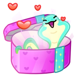 Sticker 🎁 Snake Box by @GiftChanges