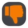 Sticker 👎 Dark icon @moriart