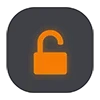 Sticker 🔓 Dark icon @moriart