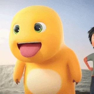 Video sticker 😛 黄色恐龙(奶龙)