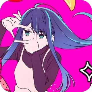 Telegram sticker 🫥 Chibi's of Crazy By @ThyShin