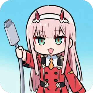 Telegram sticker 🫥 Chibi's of Crazy By @ThyShin