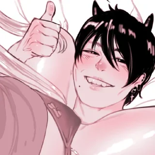 Telegram sticker 👍 @femboyne ㅤೄྀ࿐ˊˎ ⠙⠲⣄🎀✨