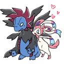 Телеграм стикер 😍 Eeveelutions