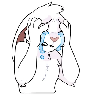Telegram sticker 😭 Usins bunny