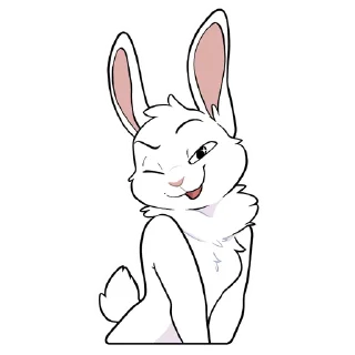 Telegram sticker 😉 Usins bunny