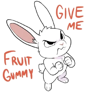 Telegram sticker 😠 Usins bunny