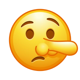 Telegram sticker 🤥 Creepy Emoji :: @roman707020