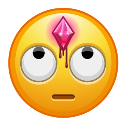 Telegram sticker 🙄 Creepy Emoji :: @roman707020