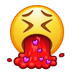 Telegram sticker 🤮 Creepy Emoji :: @roman707020
