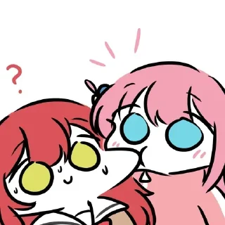 Telegram stiker 😋 Bocchi stickers - @bocchi_the_god