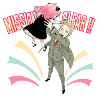 Telegram sticker 🥳 Spy x Family by @aniztop