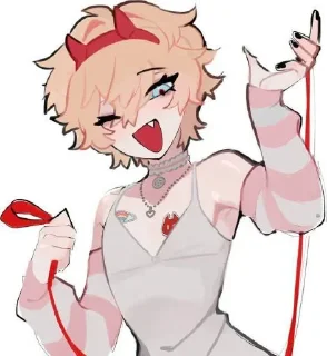 Telegram sticker 👾 RUSSIAN TRAP FANDOM FOR FEMBOY stickers♡♡♡