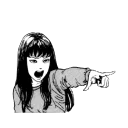 Sticker 😡 Tomie